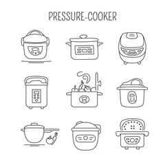 Pressure cookers set