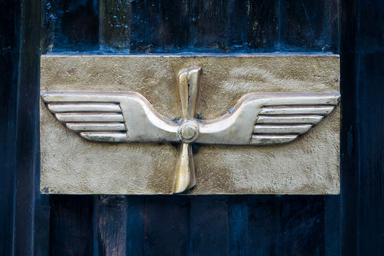 Bronze Emblem Of Soviet Air Forces