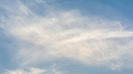 Blue sky with white clouds