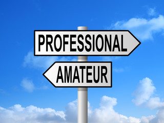 Professional Amateur Signpost