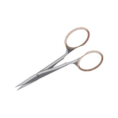 Obraz premium Nail scissors vector icon. Flat style