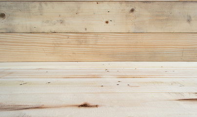 Fototapeta premium Wood pallets flooring for background.
