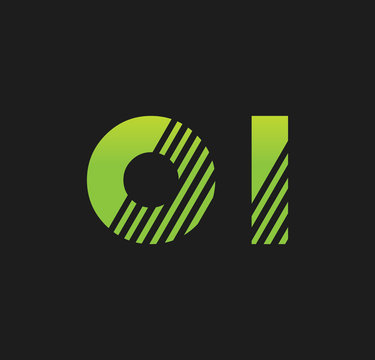 oi initial green with strip