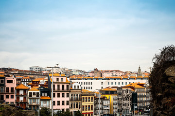 Fototapeta na wymiar Street view of old town Porto, Portugal, Europe