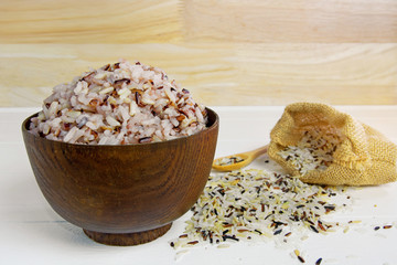 cooked brown rice