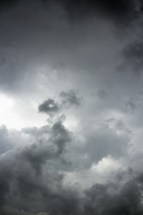 Storm grey clouds.