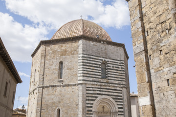 Fototapeta na wymiar Cathedral Church Baptistery, Volterra