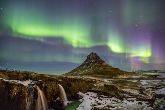 Northern Lights Aurora  Iceland