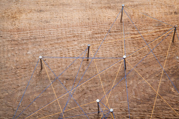 Abstract communication background.