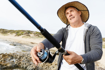 Obraz premium Picture of fisherman 