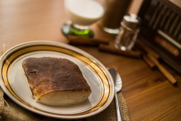 Kazandibi / Turkish Dessert.