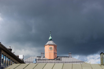 Old clock tower in Porvoo 