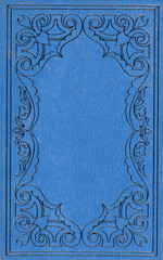Blue leather cover