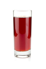 Pomegranate juice in a glass