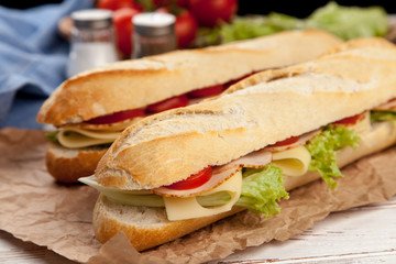Panini grilled sandwich