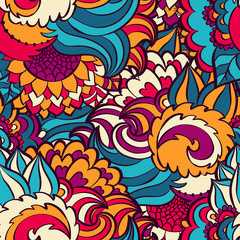 vector floral seamless pattern background