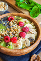 Healthy smoothie bowl