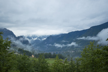 mountain scenery in Montenegro