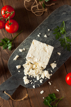 Raw Organic White Feta Cheese