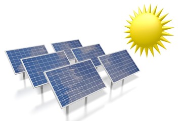 Sun, solar energy concept