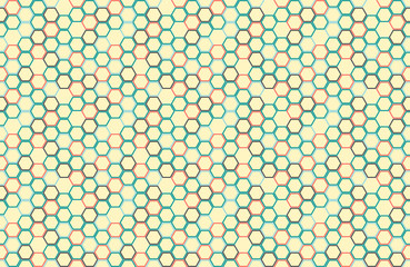 Bee honey comb pattern. Honeycomb seamless background. Simple texture. hive bees wax Illustration. Vector print