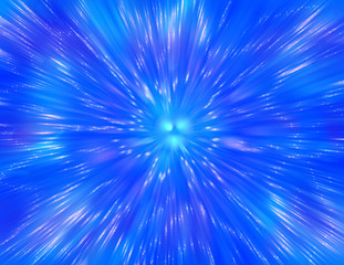 Fototapeta na wymiar abstract blue background with glitter effect motion