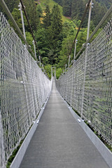 brücke bei adelboden, schweiz 