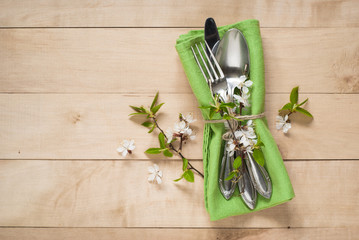 Spring table setting