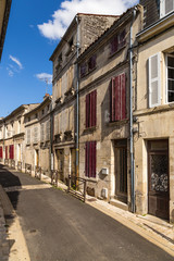 Fototapeta premium Cognac, France. Ancient buildings in the old town