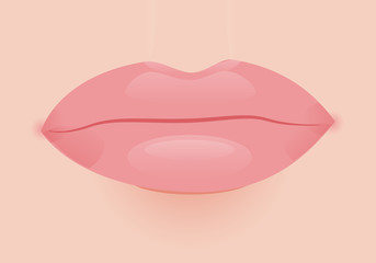 Glamour vector lip icon
