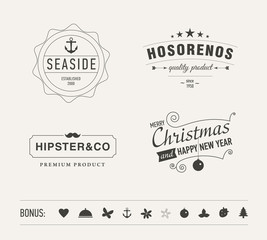 Retro Vintage Insignia or Logotype.