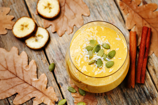 Pumpkin Banana smoothies