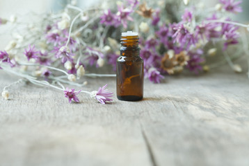 Helichrysum essential oil container