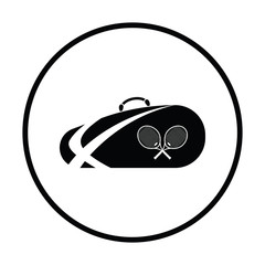 Tennis bag icon