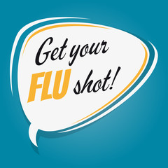 get your flu shot speech balloon © shockfactor