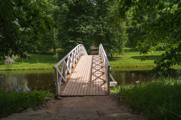 On the territory of Mikhailovskoye, Pskov region, Pushkin hills.