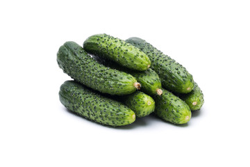 Cucumber isolated on white background