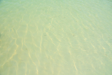 Clear sea water
