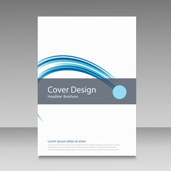 Abstract cover brochure background