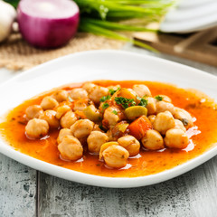 Kichererbsensalat - chickpea salad