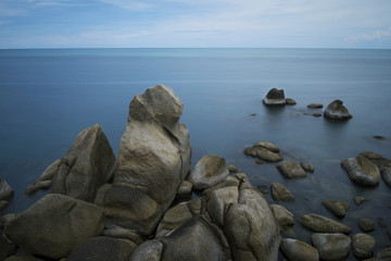 sea and rocks