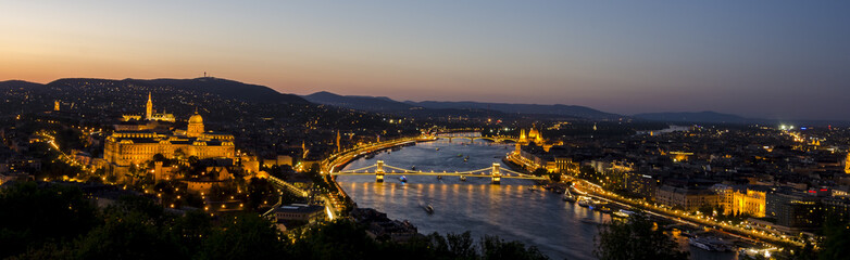 Night View of Budapest