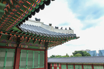 Fototapeta na wymiar Korean palace