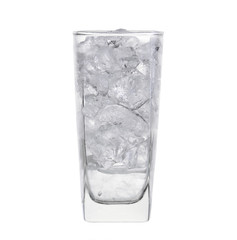 Glass of ice water