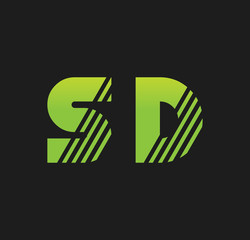 sd initial green with strip