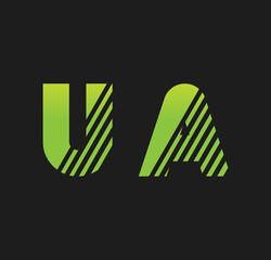 ua initial green with strip