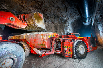 Loading truck with gold ore