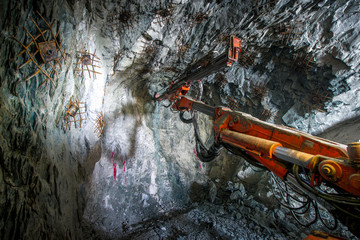 Gold mining underground