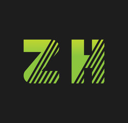 zh initial green with strip