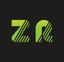 zr initial green with strip